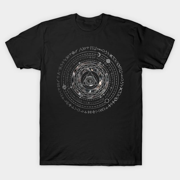 Mystical Sacred Geometry Ornament T-Shirt by Nartissima